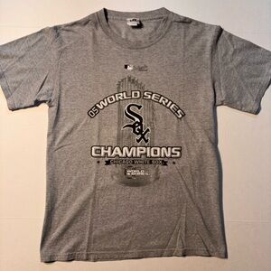 Vtg Chicago White Sox 2005 MLB World Series Champs Championship T-Shirt Men’s L